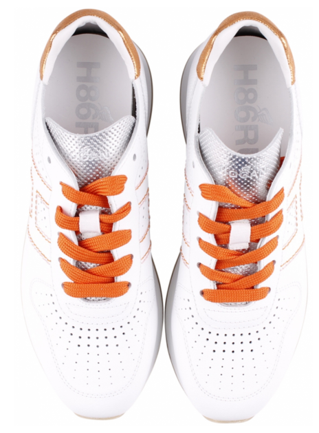 Sneaker H429 Sfoderato R3B wit oranje