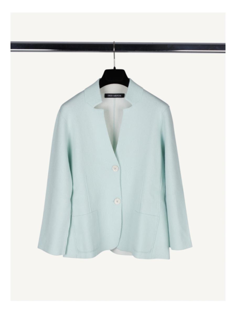 Vest cashmere mintgroen