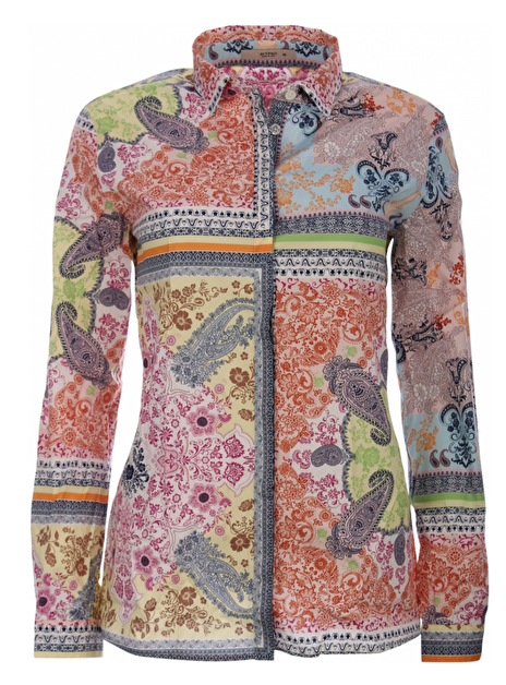 Blouse print oranje