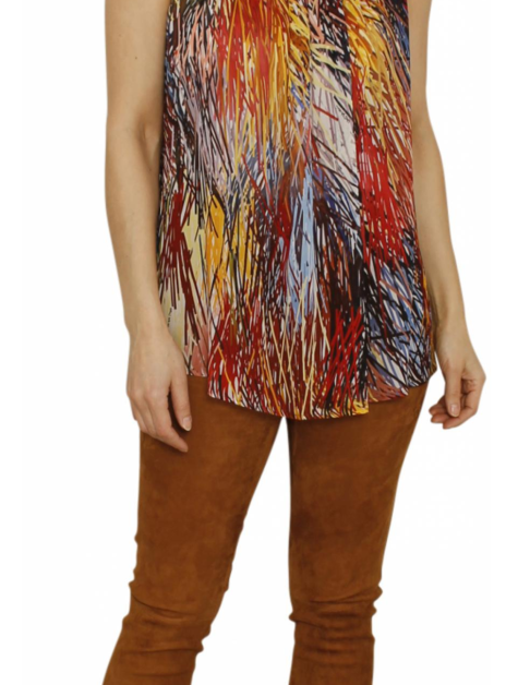 Top halter graphics color