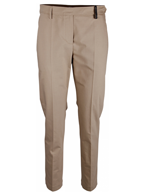 Pantalon katoen beige