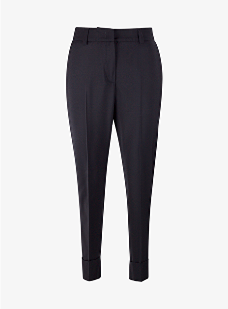 Pantalon omslag zwart