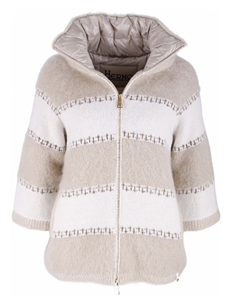 Vestjas streep goud beige