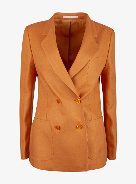 Blazer linnen oranje