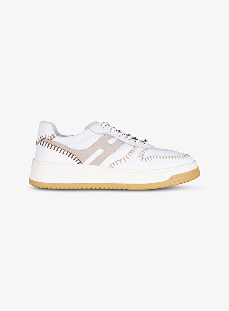 Sneaker H630 wit taupe