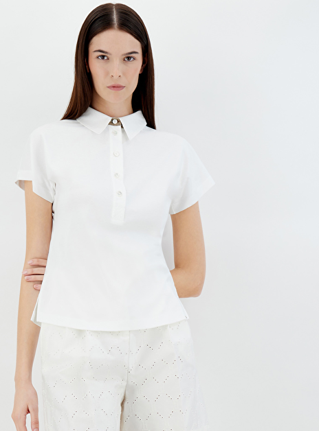 Shirt polo wit