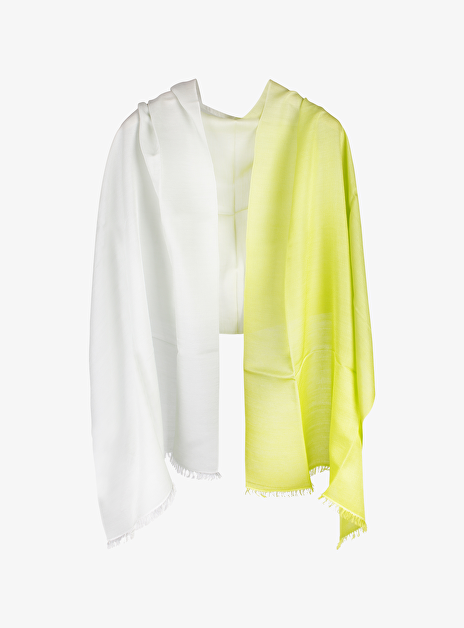 Shawl zana degrade groen grijs