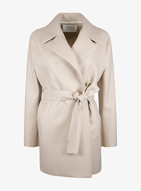 Jas trench wol beige