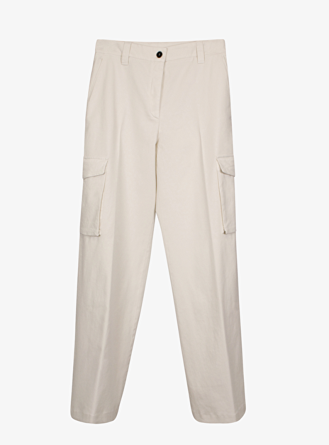 Pantalon cargo offwhite