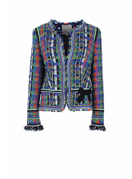 Blazer blauw groen