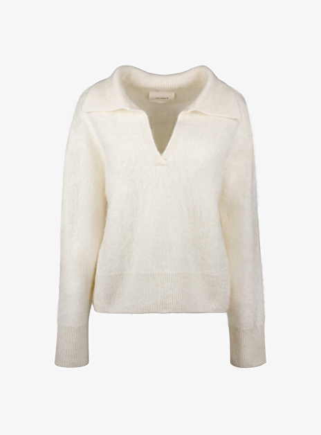 polo kerry brushed cashmere cream