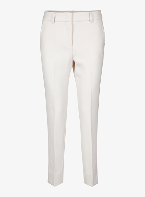 Pantalon double crepe licht beige