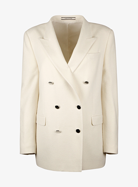 Blazer jasmine structuur wol offwhite