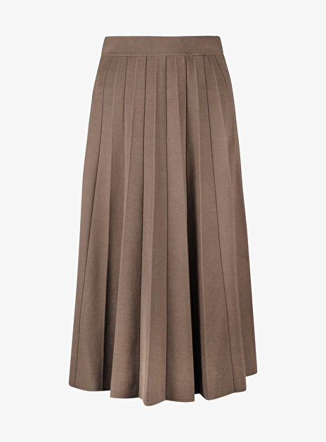 Rok plisse bruin