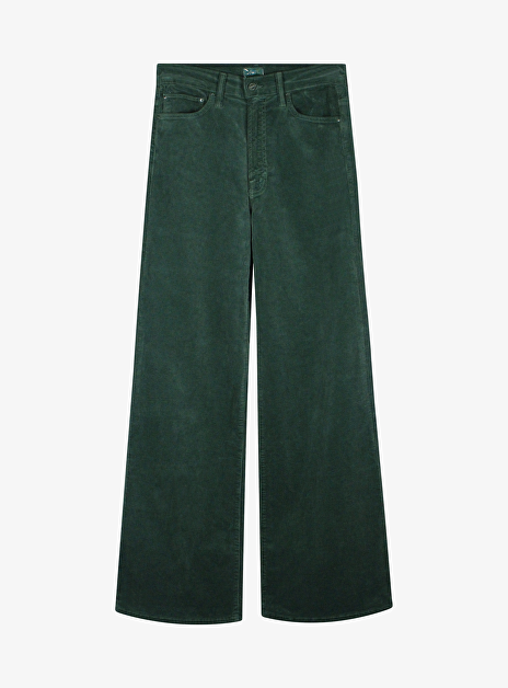 Jeans the ditcher roller corduroy groen