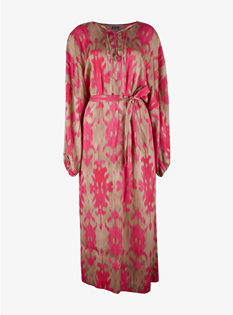 Jurk maxi camel pink