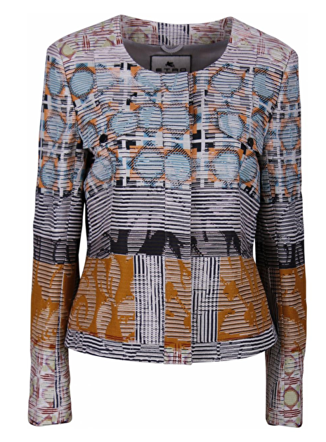 Jasje katoen gobelin stof, petrol, zwart, camel, rood, zwart