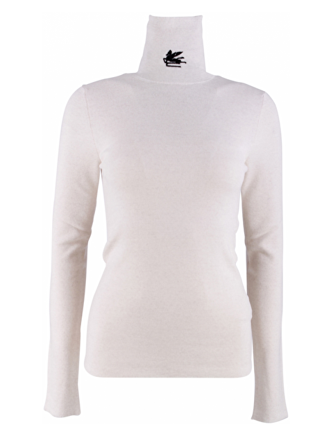 Pull logo pegasus offwhite zwart