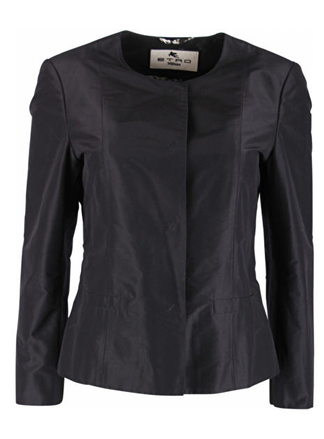 Jasje glanzend structuur zwart