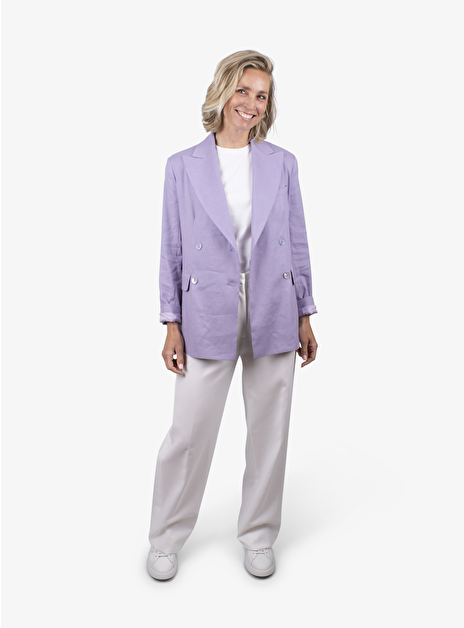 Blazer double breasted lila