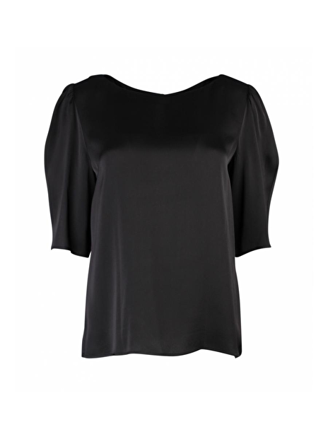 Top zwart viscose