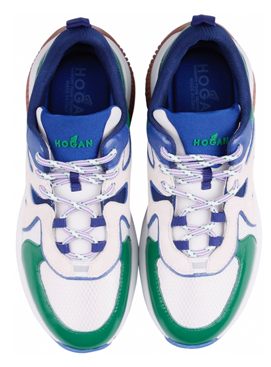 スニーカー HOGAN H597 Allacciato H Sneakers in White Leather Hogan H597 Allacciato H Sneakers in White Leather ref.625721