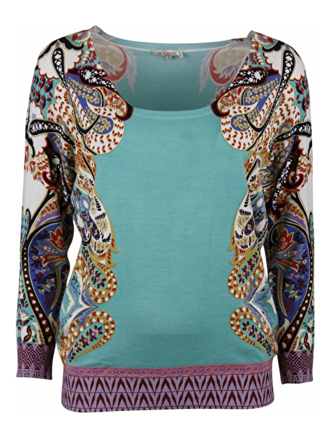 Pull paisley aqua