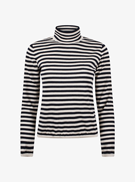 Pull turtle streep navy beige