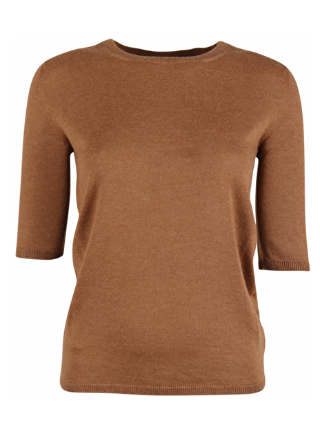 Pull Lyv cashmere ronde hals cognac