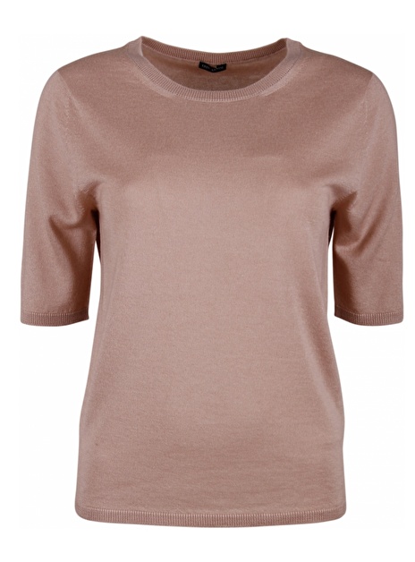 Pull Lale cashmere zijde poeder