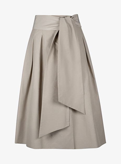 Rok chiara technisch katoen greige
