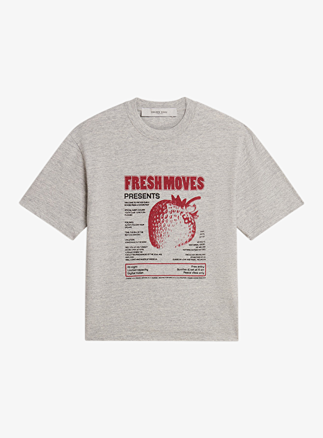 Boxy shirt met opdruk