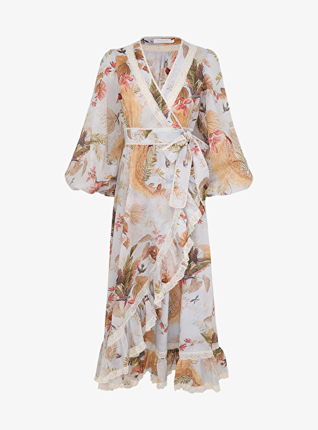 Ascension frill maxi dress