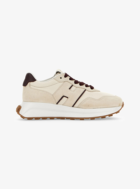 Sneaker h641 runner off white bordeaux