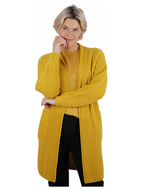 Vest Calantha cashmere geel