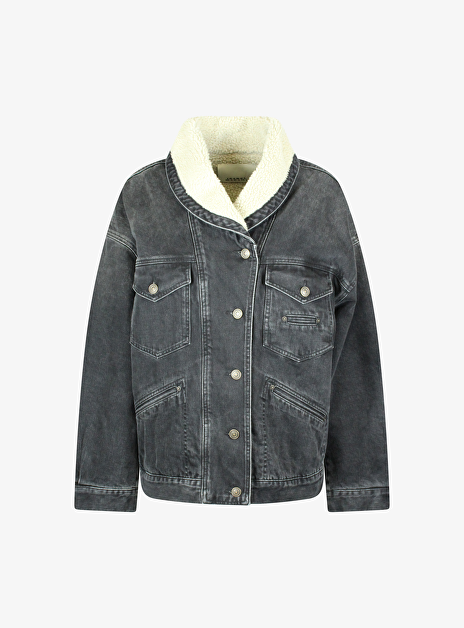 Jeans jack pimia zwart gevoerd