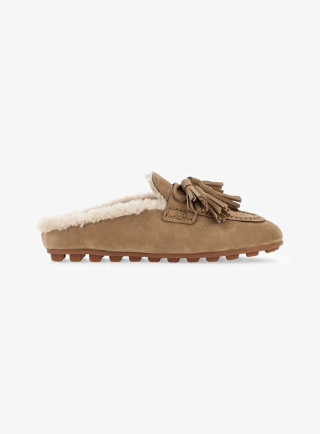 Loafer instapper h693 camel suede teddy