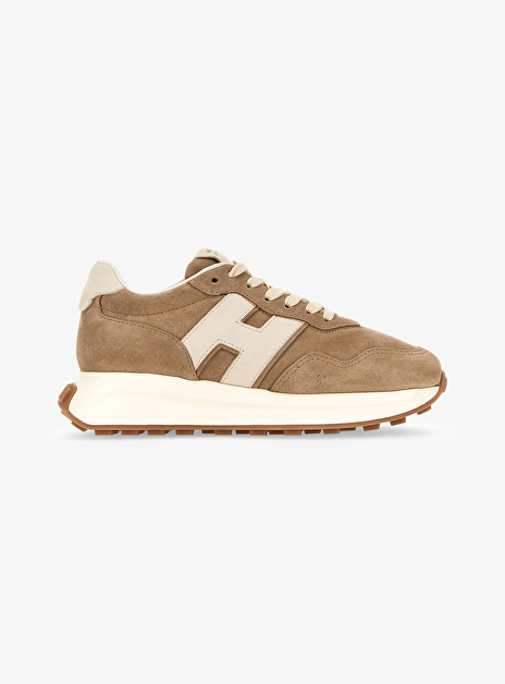 Sneaker h641 runner camel suede