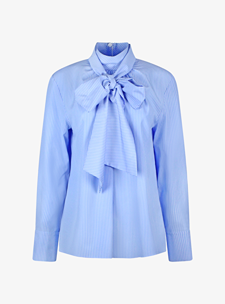 Blouse daphne streep blauw wit