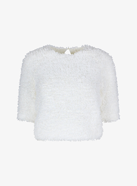Top desperado wol met tule offwhite