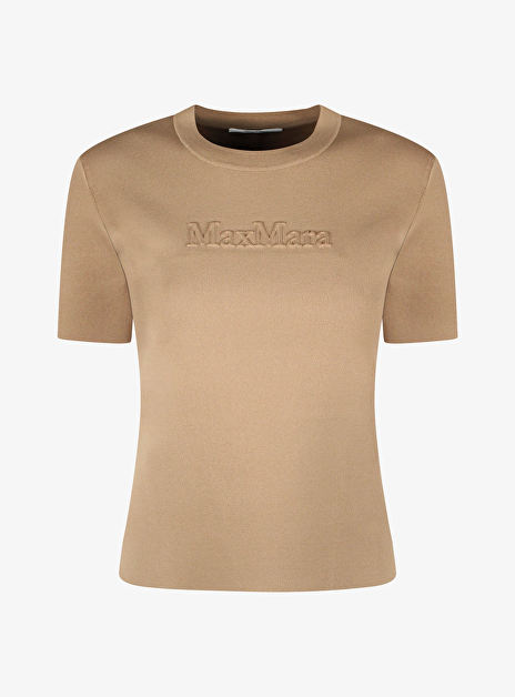 Pull adelio bruin korte mouw