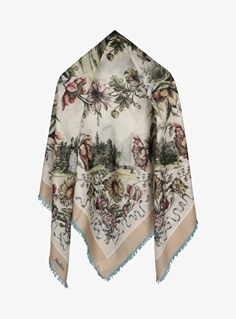 Shawl frida dessin vierkant