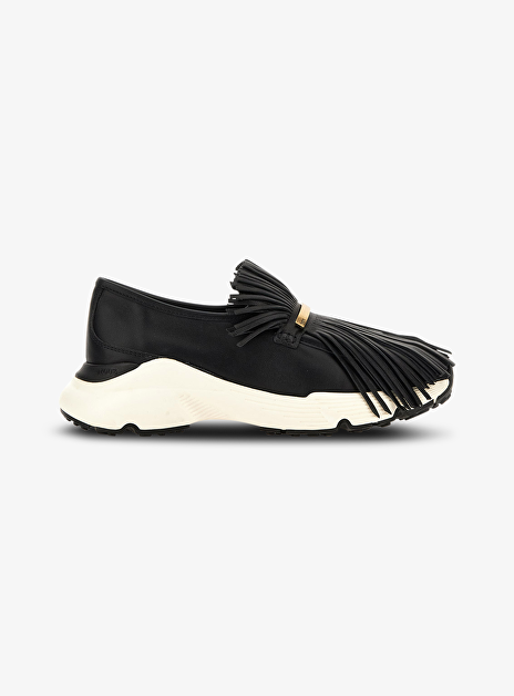 Sneaker Kate zwart met franjes