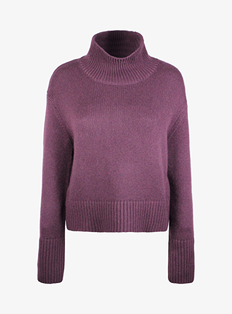 Pull fleur bordeaux turtle