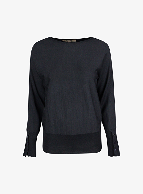 Pull millie wol zwart
