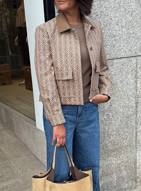 Jasje viborg camel allover print