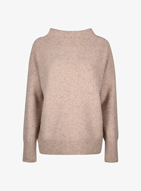 Pull cashmere soft touch donegal beige