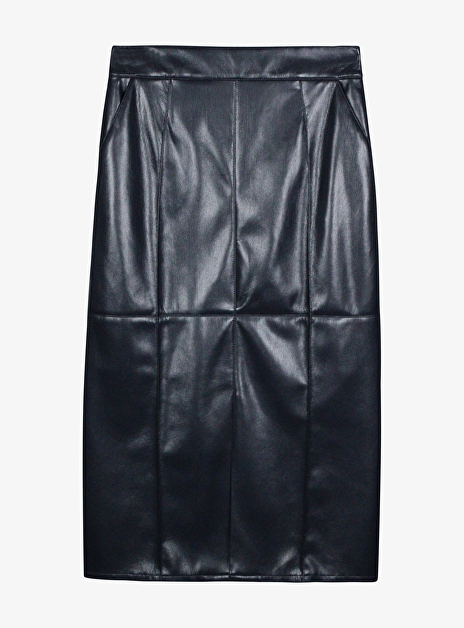 Rok derien2 faux leder marine