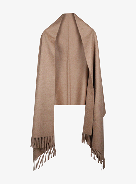 Shawl tartan camel logo