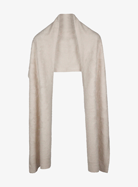 Shawl belmont brushed cashmere beige